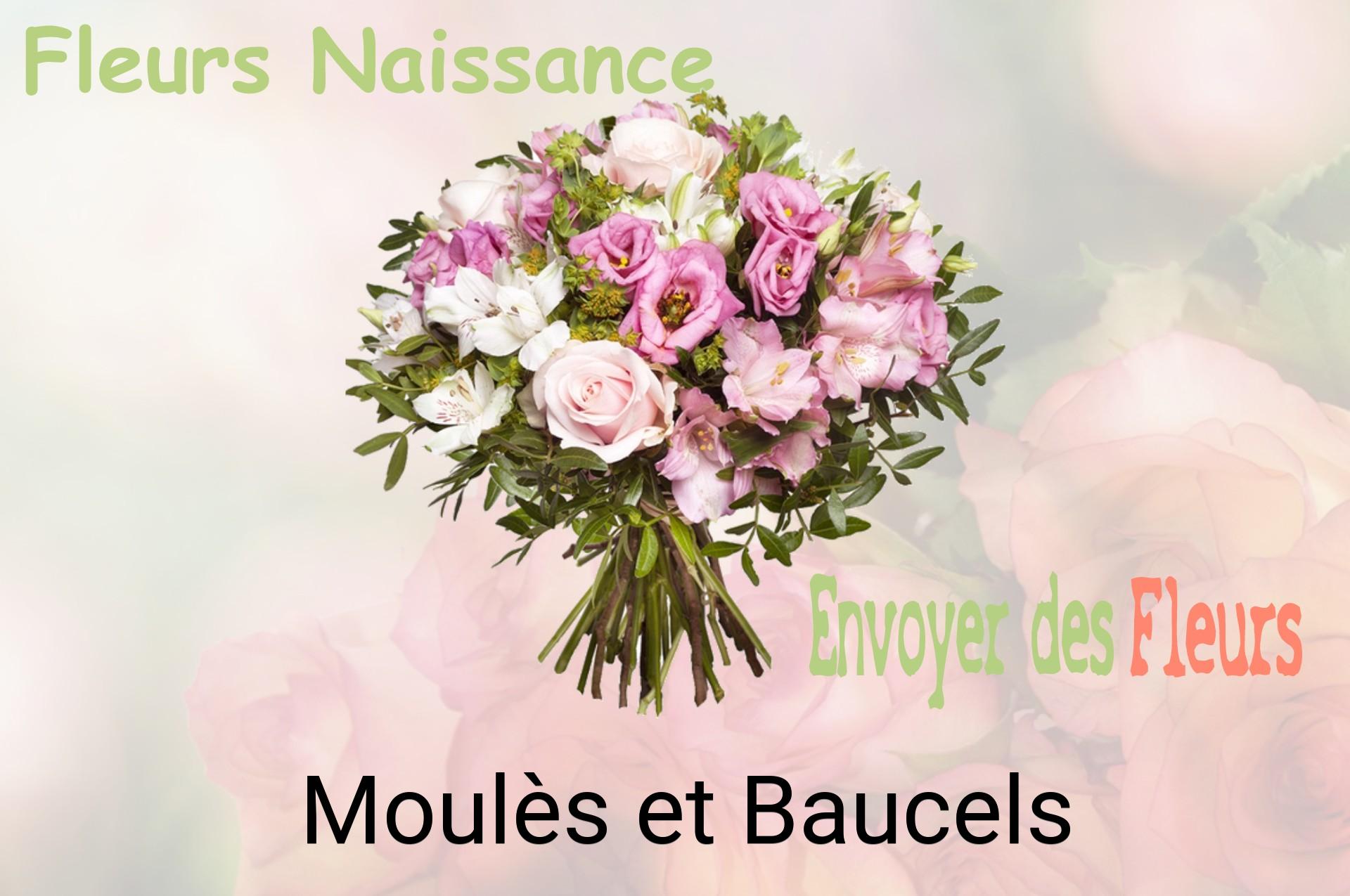 Bouquet de fleurs de naissance livré à Moulès-et-Baucels